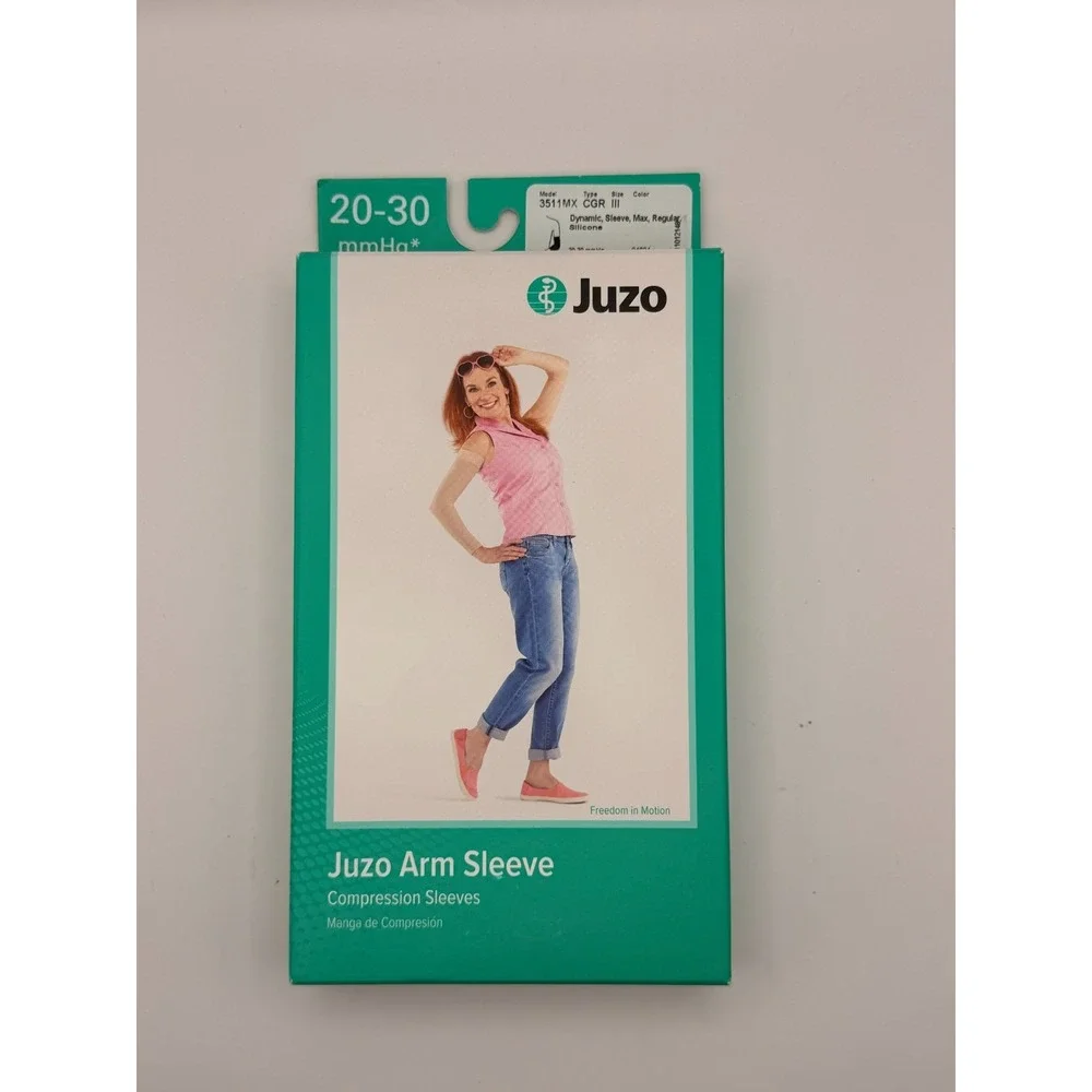 Juzo Dynamic Arm Sleeve 20-30 mmHg Size III Max Regular Beige Silicone